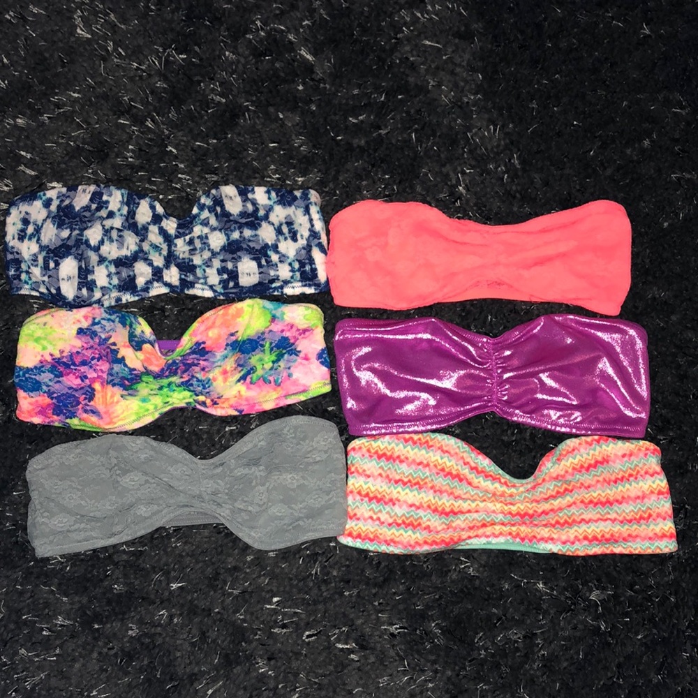 Lot of 6 Victoria secret PINK bandeau